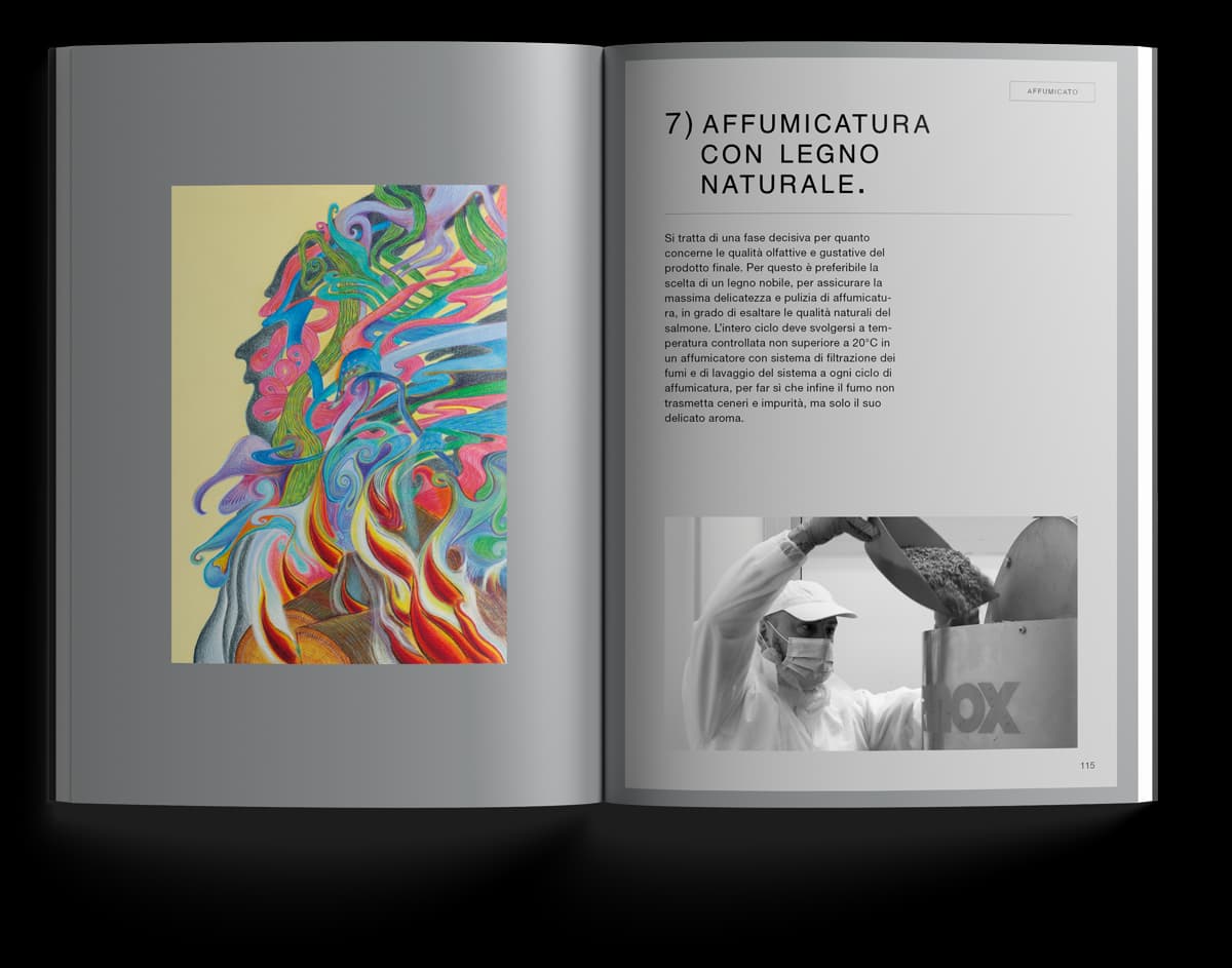 Affumicatura con legno naturale