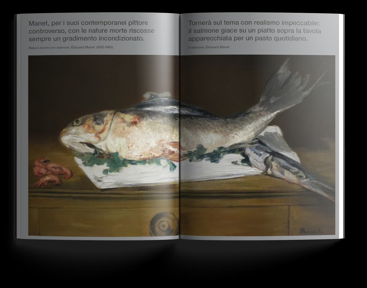 Il salmone nell’arte, da Manet a Tomerà