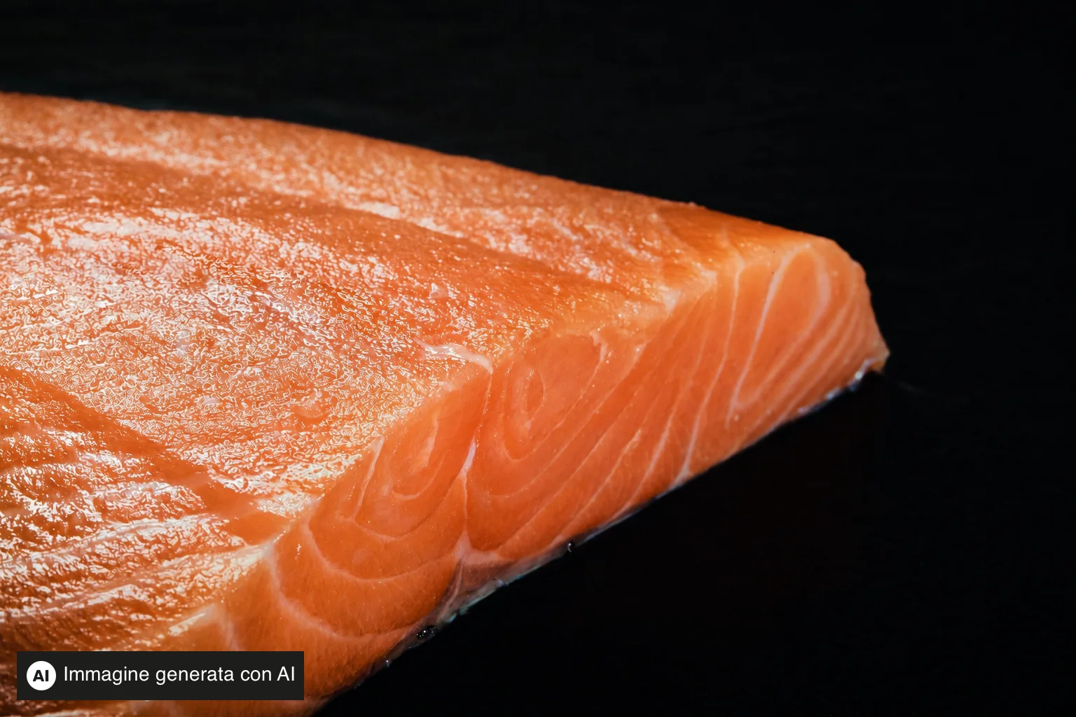 Filetto di salmone Upstream — Immagine generata con AI